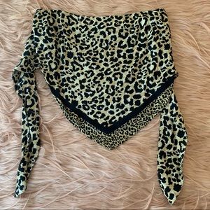 SOLD! Crop Bandana Tank with Tie Back